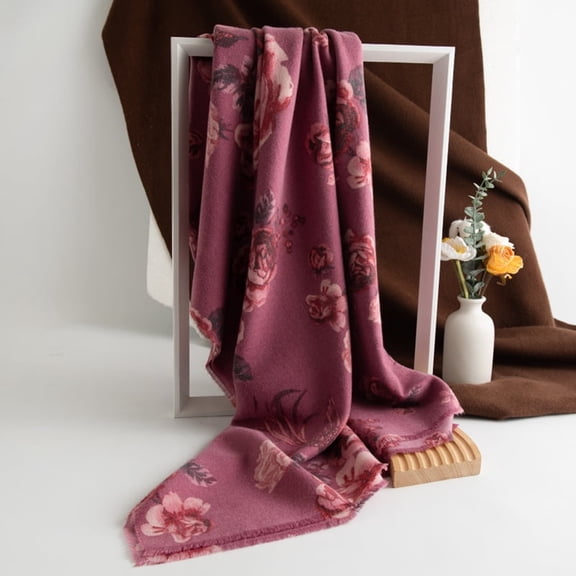 Zhuge Women's Elegant print Oversize Scarf Womens Fall Winter Scarf Large Long Shawl Wrap Soft Warm Big Scarves,Style C,