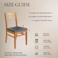 thumbnail image 4 of Stretch Dining Chair Seat Covers Set of Soft Removable Washable Seat Covers for Dining Chairs Dining Room Protector (Rear-Cove Butterfly), 4 of 8