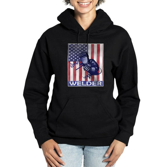 CafePress - American Flag Welder Design Welding Ima Sweatshirt - Pullover Hoodie, Classic & Comfortable Hooded Sweatshirt