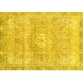 thumbnail image 1 of Ahgly Company Machine Washable Indoor Rectangle Abstract Yellow Modern Area Rugs, 2' x 3', 1 of 4