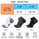 thumbnail image 2 of Calcetines COOVAN para hombre, 10 pares, cómodos y de corte bajo, 2 of 9