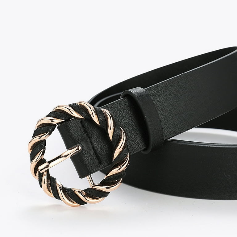 chinese dress ladies Rrwin 3 Pack Women Belts for Jeans Pants, Trendy Fashion Gold Buckle Ladies  Dress Belt at Amazon Women's Clothing store