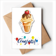 thumbnail image 1 of strawberry chocolate sweet ice c Wedding Cards Congratulations Greeting Envelopes, 1 of 3