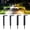 Black, variant on Solar Pathway Lights,2 Modes(Cold White/Warm White),Bright Solar Path Lights Outdoor Waterproof,Perfect Guide Light or Deco for Sideway,Driveway,Walkway,Backyard,Garden,Lawn,Event