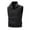 Black, variant on Lovskoo Mens Polar Fleece Vest Winter Warm Lightweight Sleeveless Jackets Cozy Soft Zip Up Stand Collar Vests Outerwear