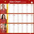 thumbnail image 7 of 2Pcs Family Matching Christmas Pajamas Sets Silk Satin Clothes Parent-Child Cute Print Sleepwear Pjs For Couples/Women/Men/Kids, 7 of 7