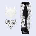 thumbnail image 1 of Maillot de Bain une Pièce pour Femmes avec Jupe de Plage, Paréo, Imprimé Floral Rétro, Ensemble Bikini Deux Pièces, 1 of 5
