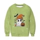 thumbnail image 5 of Heisall Womens Hoodies Halloween-themed Sparkling Print Round Neck Long Sleeve Fleece-lined Casual Sporty Fashion Sweatshirts, 5 of 9
