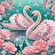 thumbnail image 1 of Kit Con Forma Especial Parcial 5D DIY Cisne 30x30cm, 1 of 9