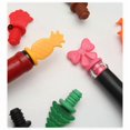 thumbnail image 5 of 5 Pcs Creative plastic three-dimensional silicone wine stopper, food grade multi-color sealed mouth, beer preservation stopper, wine bottle stopper - Snowman, 5 of 5