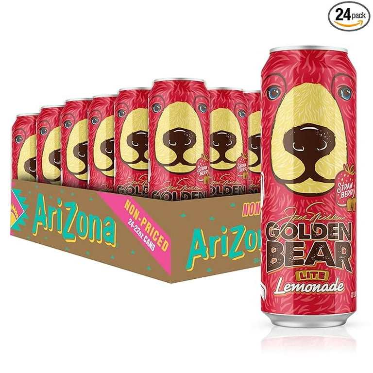 Arizona Golden Bear Strawberry Lemonade, 23 Fl. Oz. - Walmart.com