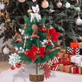thumbnail image 3 of Árbol de Navidad luminoso con luces de cadena de 50 cm de altura Decoración para exterior e interior Expositor DIY para tus vacaciones, 3 of 7