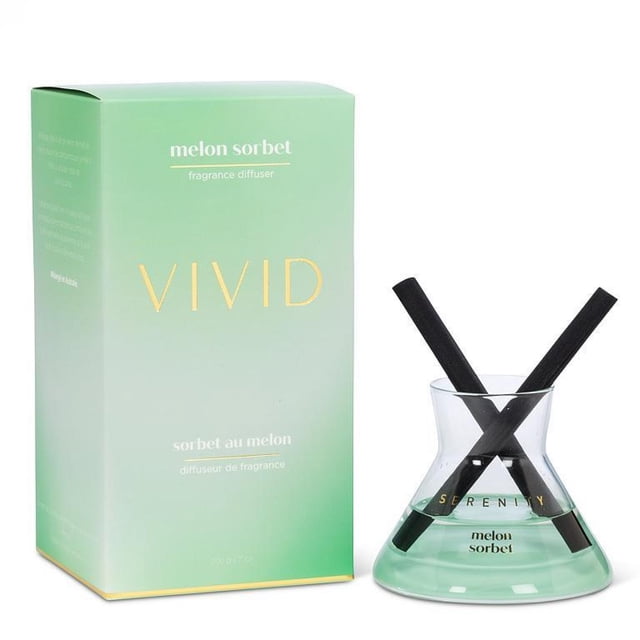 Set of 2 Melon Sorbet Modern Reed Diffuser