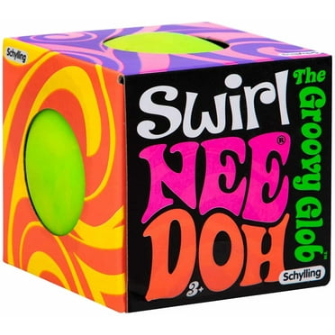 Small Swirl Nee Doh Stress Ball (The Groovy Glob, Green)