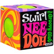 Small Swirl Nee Doh Stress Ball (The Groovy Glob, Green)