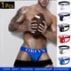 thumbnail image 2 of ORLVS Ropa interior sexy para hombre, suspensorio, tanga y tangas, calzoncillos para hombre, ropa interior para hombre, suspensorio cómodo de algodón, 2 of 5