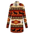 thumbnail image 4 of Puntoco, cárdigan holgado de manga larga para otoño e invierno con estampado Retro étnico para mujer, abrigo con estampado geométrico Vintage, liquidación Puntoco Puntoco-2073, 4 of 9