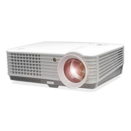 PYLE PRJD901 - Widescreen LED Projector with up to 140-Inch Viewing Screen, Built-In Speakers, USB Flash Reader & Supports