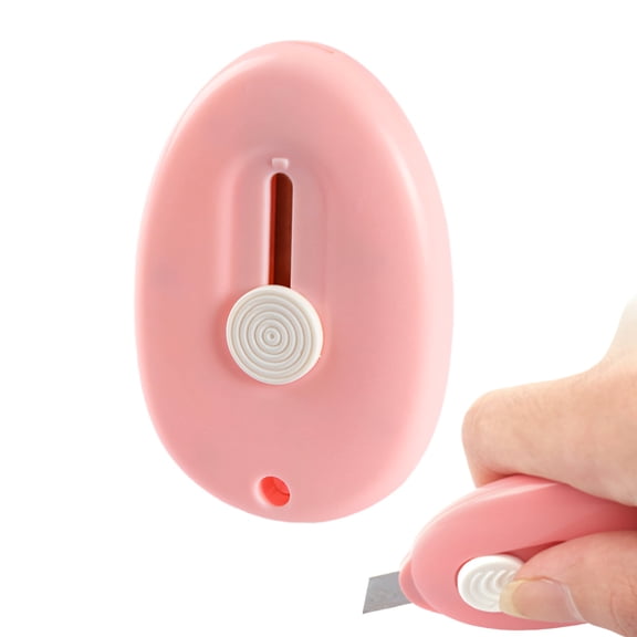 FACEGA 3PCS Box Cutter,Compact Lightweight Design,Vibrant Colors Box Cutter Retractable Identification,Retractable Blade for Safe Storage and Use