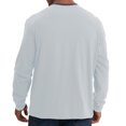 thumbnail image 4 of Maean Men Cotton Shirts Long Sleeve Classic Buttons Neck Pullover Tops Lightweight Fashion Casual T Shirts, 4 of 6