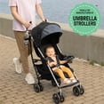 thumbnail image 2 of Summer by Ingenuity 3Dlite Convenience Stroller, Lightweight Travel Stroller, UPF 50+ Canopy, Cup Holder & Snack Tray, Gray - Age 6 Months Up to 50 Lbs., 2 of 5