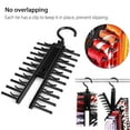 Mkono Tie Rack Wall Mounted Belt Hanger Holder Rustic Wood Tie