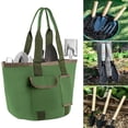thumbnail image 3 of OIUR Garden Tools Bucket Bag Multiple Pockets 7.9 Gallons Large Capacity Waterproof Durable Canvas Gardening Organizer Tote, 3 of 7