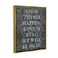 thumbnail image 3 of Stupell Industries Vintage Motivational Phrase Inspirational Painting Gold Floater Framed Art Print Wall Art, 17 x 21, 3 of 9
