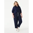 thumbnail image 5 of Free Assembly Women's Patch Pocket Sweatpants, 25” Inseam, Sizes XS-XXXL, 5 of 7