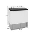 thumbnail image 5 of Lavadora Semiautomatica 15KG 2 Tinas Blanco/Silver Winia DWM-K303PB, 5 of 5