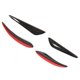 thumbnail image 4 of 4 Uds. Parachoques delantero de coche de fibra de carbono Canard Lip Splitter aletas alerón del cuerpo Universal, 4 of 8