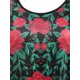 thumbnail image 3 of Camiseta Diseño Impreso Hoja Tamaño Grande Rosegal Mangas largas de talla grande, 3 of 5