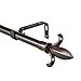 thumbnail image 3 of Urbanest Classic Forged Iron Fleur De Lis Window Drapery Rod Set (Bronze, 28"-48"), 3 of 4