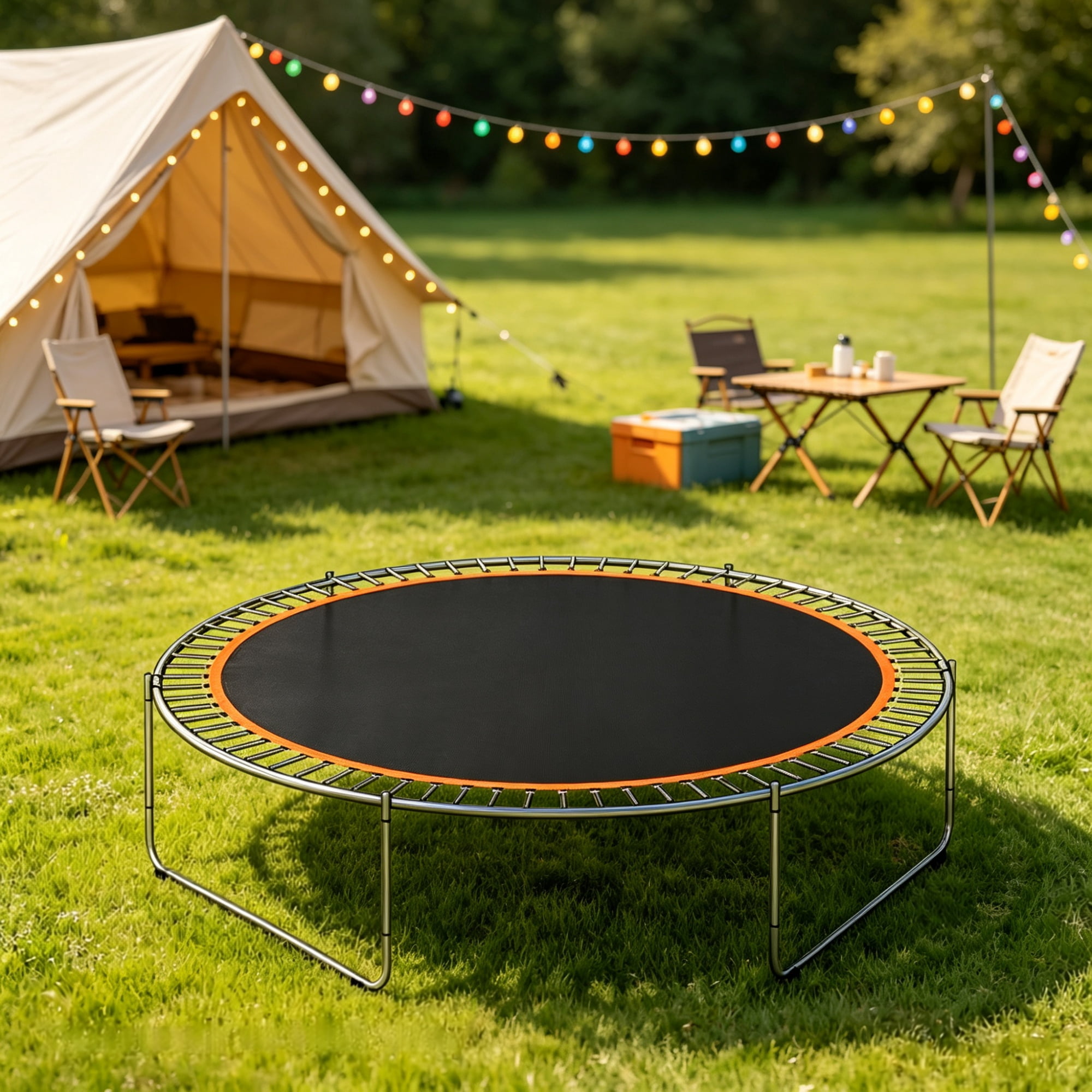 12ft Trampoline Mat Replacement with 72 V-Rings and Springs Tool