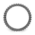 thumbnail image 2 of White Sterling Silver Ring Band Stackable Expressions Black-plated, 2 of 5