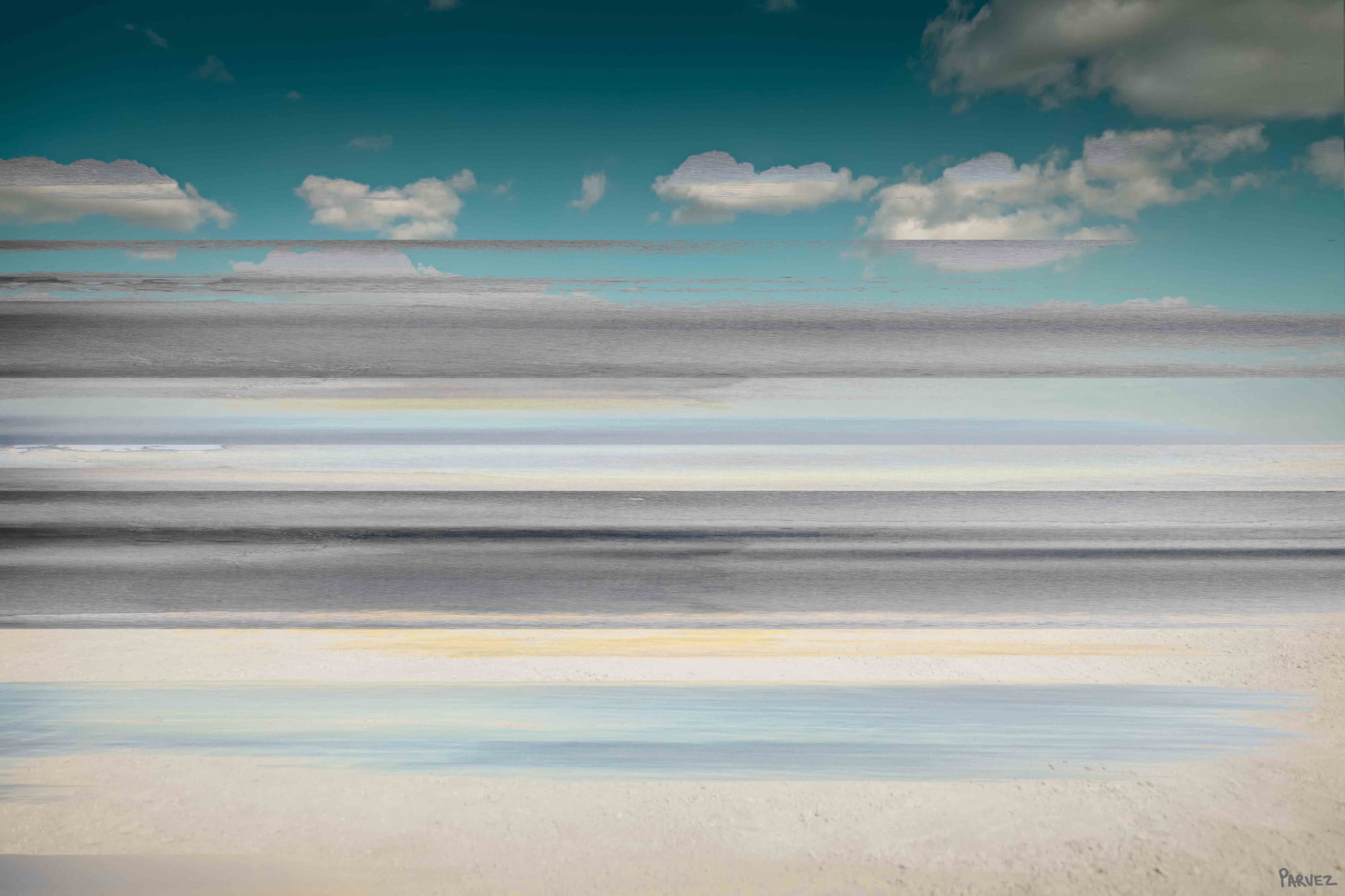 Parvez Taj "Cloudy Day" Print on Canvas