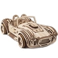 thumbnail image 1 of UGEARS Drift Cobra Racing Car Puzzle - Wooden 3D Puzzles for Adults to Build with Powerful Spring Motor - Wood Mechanical Models Building Kit for Fathers Day - Retro Hobbies f, 1 of 10