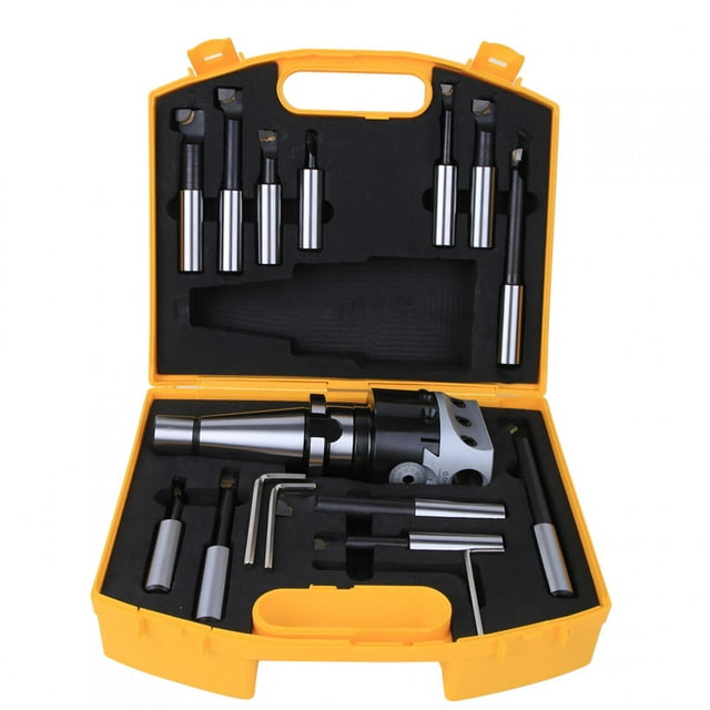 Excellent Hardness Boring Head Set, 12pcs CNC Milling Tools Kit Set, Boring Machine For CNC Milling NT30-F1-18-12PCS,NT40-F1-18-12PCS