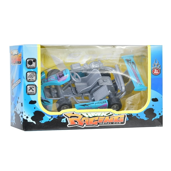 Pull Back Car, Durable Featuring  Edge Children Car Toy, Easy To Operate Home Children Travel For Boys Blue