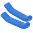 thumbnail image 4 of Protección de silicona para bicicletas de montaña y carretera: cubiertas antideslizantes azules para manubrios de freno de bicicleta, 4 of 8