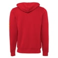 thumbnail image 2 of Canvas - Sudadera con cremallera y capucha Felpa Polialgodón Unisex adulto (Rojo), 2 of 2