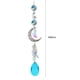 thumbnail image 2 of Crystal Diamond Wind Chimes Metal Hexagon Star Moon Adornos Decoración (Azul) JShteea  Libre de BPA, 2 of 8