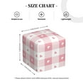 thumbnail image 2 of Rocae Plaid Heart for High-grade Leather Tissue Box, Exquisite Fashionable Design, Office Tissue Box, Waterproof Family Tissue Box, 2 of 8