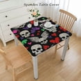 thumbnail image 2 of BANET Printed Tablecloth Square - Waterproof and Stain Resistant Table Cover for Black Colorful Easy Care Fabric Tablecloth for Restaurant/Outdoor/Holiday Partyation White, 2 of 7
