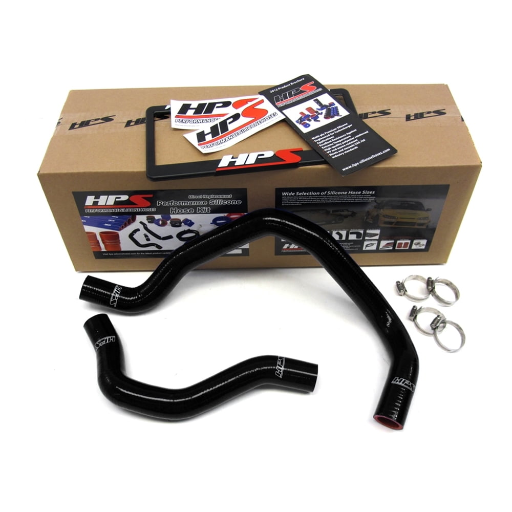 HPS Black Reinforced Silicone Radiator Hose Kit Coolant for Honda 8891