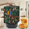 thumbnail image 3 of ZUXONGSY Christmas Socks Tree Air Fryer Cover Cover Oil-proof Protective Cover with Front Pocket Universal Size Air Fryer Dustproof Rice Cooker Cover Easy to Clean Xmas Decor, 3 of 7