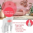 thumbnail image 3 of Earffloz Polarized Plug in Diffuser Compatible with Bath and Body Works Refill Replacement of WallFlower or DIY Wall Plug Air Freshener with Essential Oil ETL EMC CE Certificated (2 White Plugs), 3 of 7