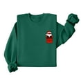 thumbnail image 5 of Craaazy Merry Christmas Shirt for Women Christmas Printed Crewneck Pullover Sweatshirts Funny Xmas Fashion Holiday Tops Gifts For Women, 5 of 6