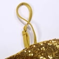 thumbnail image 4 of Glam Sequin Two Piece Sleeveless Skirt Set for Parties and Evening Occasions – Sparkling Outfit with Belted, M, Gold, 4 of 6