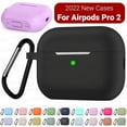 thumbnail image 6 of Airpods Pro 2nd Generation (2022) Silicone Shockproof Cover Case - Glow in Dark Blue, 6 of 8